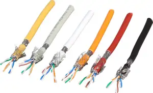 S/FTP kabel Cat.7 4x2xAWG26/7 stranded Cu, LSZH, sivi, pak. 100m