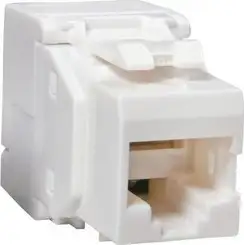 Modul Keystone RJ45 Cat.6 UTP, tool less, bijeli, s protuprašnim poklopcem