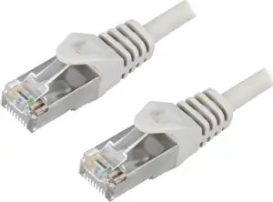 F/UTP prespojni kabel Cat.5e PVC CCA AWG26, sivi, 1,0 m