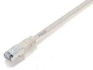 F/UTP prespojni kabel Cat.5e PVC Cu AWG26, sivi, 3,0 m