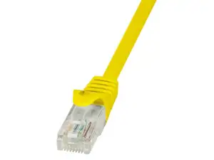U/UTP prespojni kabel Cat.5e PVC CCA AWG26, žuti, 10,0m