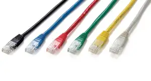 U/UTP prespojni kabel Cat.5e PVC Cu AWG26, crveni, 0,5 m
