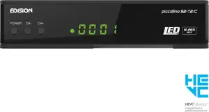 Combo prijemnik Edision Picollino SAT + TERR DVBS2 + DVBT2 H.265 HEVC