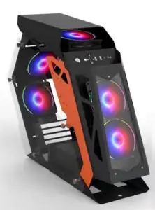 NaviaTec HERO XL Gaming Case ATX, Tempered Glass, RGB fans
