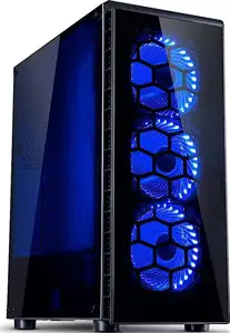 Midi Inter-Tech CXC2 Blue, w/o PSU