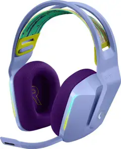 Slušalice LOGITECH Gaming G733 Lightspeed, RGB, bežične, lilac