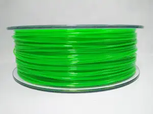 Filament for 3D, PET-G, 1.75 mm, 1 kg, green trans