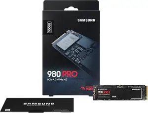 SAMSUNG 980 PRO 500GB SSD, M.2 2280, NVMe, Read/Write: 6900 / 5000 MB/s, Random Read/Write IOPS 800K/1KK, MZ-V8P500BW