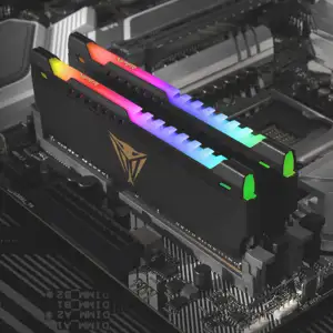 Patriot Viper Steel RGB Kit 32GB (2x16GB) DDR4-3200 DIMM PC4-25600 CL18, 1.35V, PVSR432G320C8K