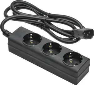 UPS SOCOMEC, IEC to 3x Schucko splitter