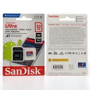 SanDisk Ultra microSDHC 32GB + SD Adapter 120MB/s A1 Class 10 UHS-I