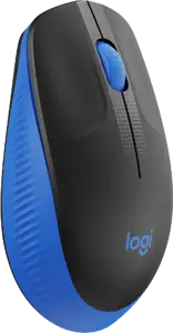 Miš LOGITECH M190, optički, bežični, 1000dpi, crno-plavi