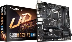 Gigabyte B460M DS3H V2 - 1.0 - motherboard - micro ATX - LGA1200 Socket - B460