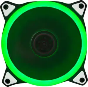 NaviaTec PC Case Fan 120mm, Green LED
