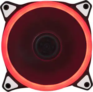 NaviaTec PC Case Fan 120mm, Red LED