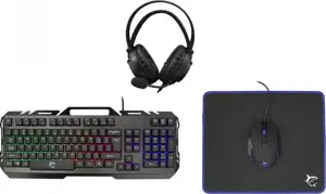 Tipkovnica + miš + podloga + slušalice WHITE SHARK GC-4103 Cheyenne, 4 in 1, HR