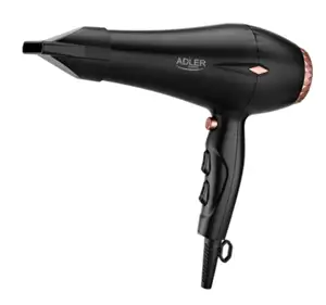 Adler hair dryer 2000 W black-gold