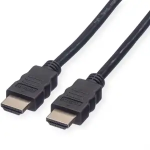 Roline VALUE HDMI Ultra HD kabel sa mrežom, M/M, crni, 5.0m