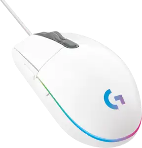 Miš LOGITECH Gaming G102 Lightsync, optički, 8000dpi, bijeli, USB