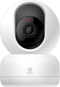 WOOX WiFi Smart PTZ kamera, Pan/Tilt/Zoom, Full HD 1080p, 360°/104°, microSD, Wooxhome app, glasovna kontrola - Alexa & Google Assistant (R4040)