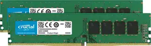 Crucial 32GB Kit (2 x 16GB) DDR4-3200 UDIMM PC4-25600 CL22, 1.2V, CT2K16G4DFRA32A