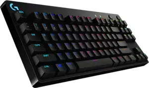 Tipkovnica LOGITECH PRO Gaming League of Legends Edition K/DA, RGB, mehanička, USB, crno/bijela