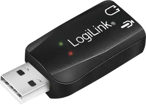 LogiLink USB Soundcard with Virtual 3D Soundeffects - sound card