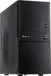Chassis INTER-TECH IT-6865 Black Micro Tower, mATX, USB Type-C, 2xUSB3.0, 2xUSB2.0, SDXC/MMC/MS Card Reader, Audio, PSU optional