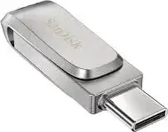 SanDisk Ultra Dual Drive Luxe USB Type-C 1TB 150MB / s USB 3.1 Gen 1, silver