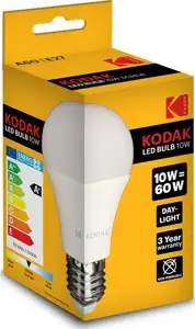 KODAK ŽARULJA LED A60 E27 806LM DAY 10W/60W NON DIM