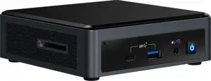 Intel NUC 10 Performance Mini PC with Intel Core i7, 8GB RAM, 256GB NVMe SSD, Windows 10, w/ EU cord, single pack