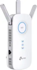 TP-Link AC1900 Wi-Fi Range Extender 600 Mbps at 2.4 GHz + 1300 Mbps at 5 GHz; 3 × External Antennas, 1 × Gigabit Port, Wall Plugged; Tether App, WPS, Intelligent Signal Light, Access Control, Power Sc