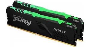 Kingston DDR4 FURY Beast RGB, 3200MHz, 2x16, 32GB, KF432C16BB1AK2/32
