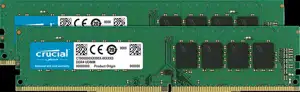Crucial 32GB Kit (2 x 32GB) DDR4-3200 UDIMM PC4-21300 CL22, 1.2V