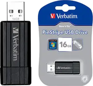 Verbatim PinStripe USB Drive - USB flash drive - 16 GB