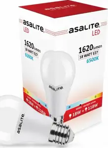ASALITE LED bulb E27 18W 6500K 1620lm