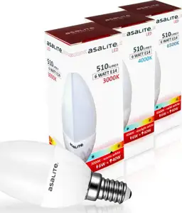 ASALITE LED bulb E14 6W 4000K 510lm