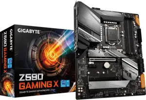 GIGABYTE Z590 GAMING X, DDR4, SATA3, USB3.2Gen2, DP, LGA1200 ATX