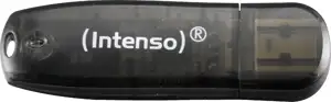 Intenso 16GB Rainbow Line USB 2.0 Memory Stick - Black