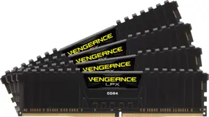Corsair Vengeance LPX Schwarz 64GB DDR4 Kit 3200, CL16, (4x16GB), CMK64GX4M4E3200C16
