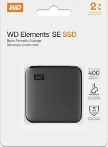 WD 2TB ELEMENTS SSD SE, USB 3.0, WDBAYN0020BBK
