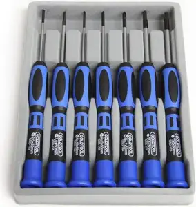 7 Piece Precision Screwdriver Computer Tool Kit with Carrying Case - Screwdriver kit - CTK100P screwdriver kit