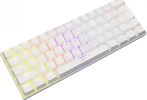 WHITE SHARK gaming mehanička tipkovnica GK-2022 SHINOBI bijela / crveni sw