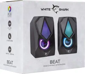 WHITE SHARK RGB gaming 2.0 stereo zvučnici GSP-619 BEAT