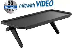 Transmedia Kickstand-Style TV Shelf