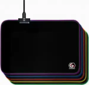 Gembird Gaming mouse pad with LED light effect, Medium-size