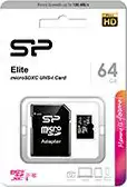 SP MEMORIJSKA KARTICA MicroSDXC Elite/Adapter 64GB CL10