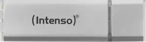 Intenso 64GB Alu Line USB 2.0 Memory Stick - Silver