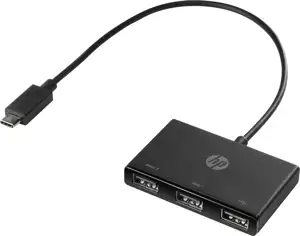HUB 3Port HP SuperSpeed USB3.0 passiv Black
