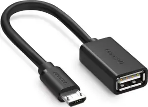 Ugreen MicroUSB (M) to USB (F) OTG cable black